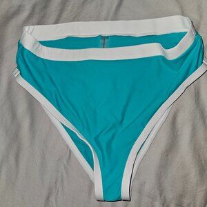 NWT 93 Playstreet full coverage bottoms XL Teal